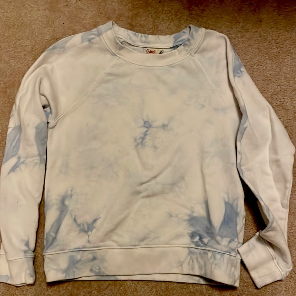 Faherty Small Crewneck Tie Dye Sweatshirt
